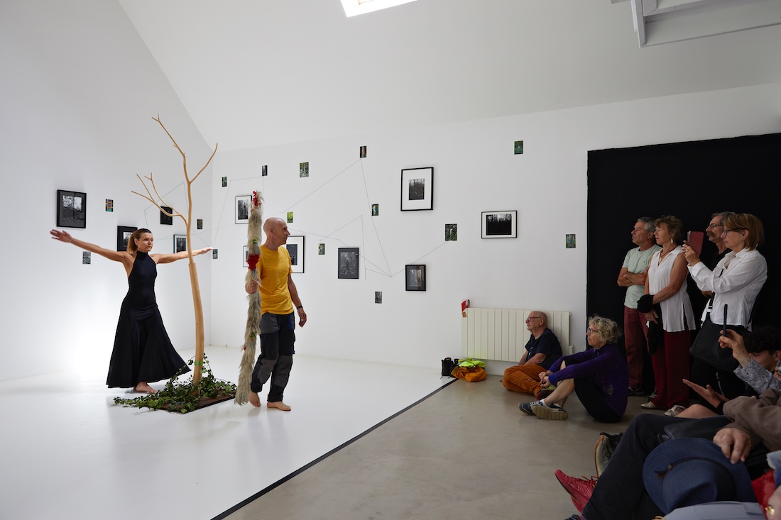 Exposition et performance de Emmanuelle Konstantinidis et Patrick Meyer à mon atelier