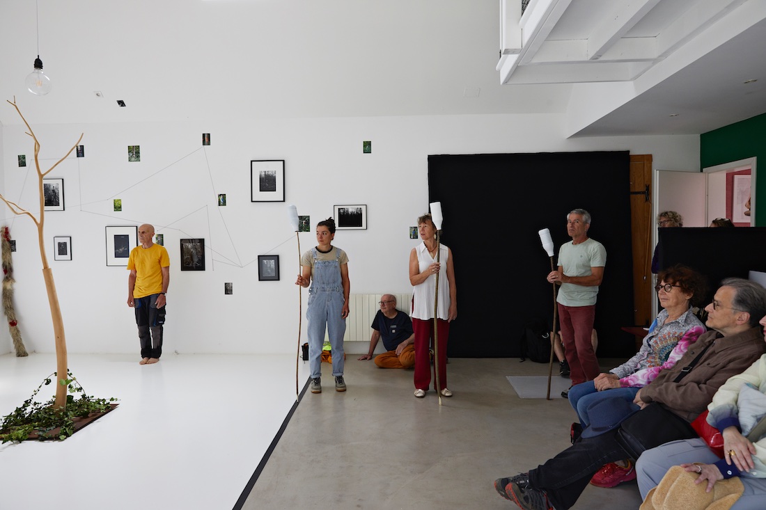Exposition et performance de Emmanuelle Konstantinidis et Patrick Meyer à mon atelier